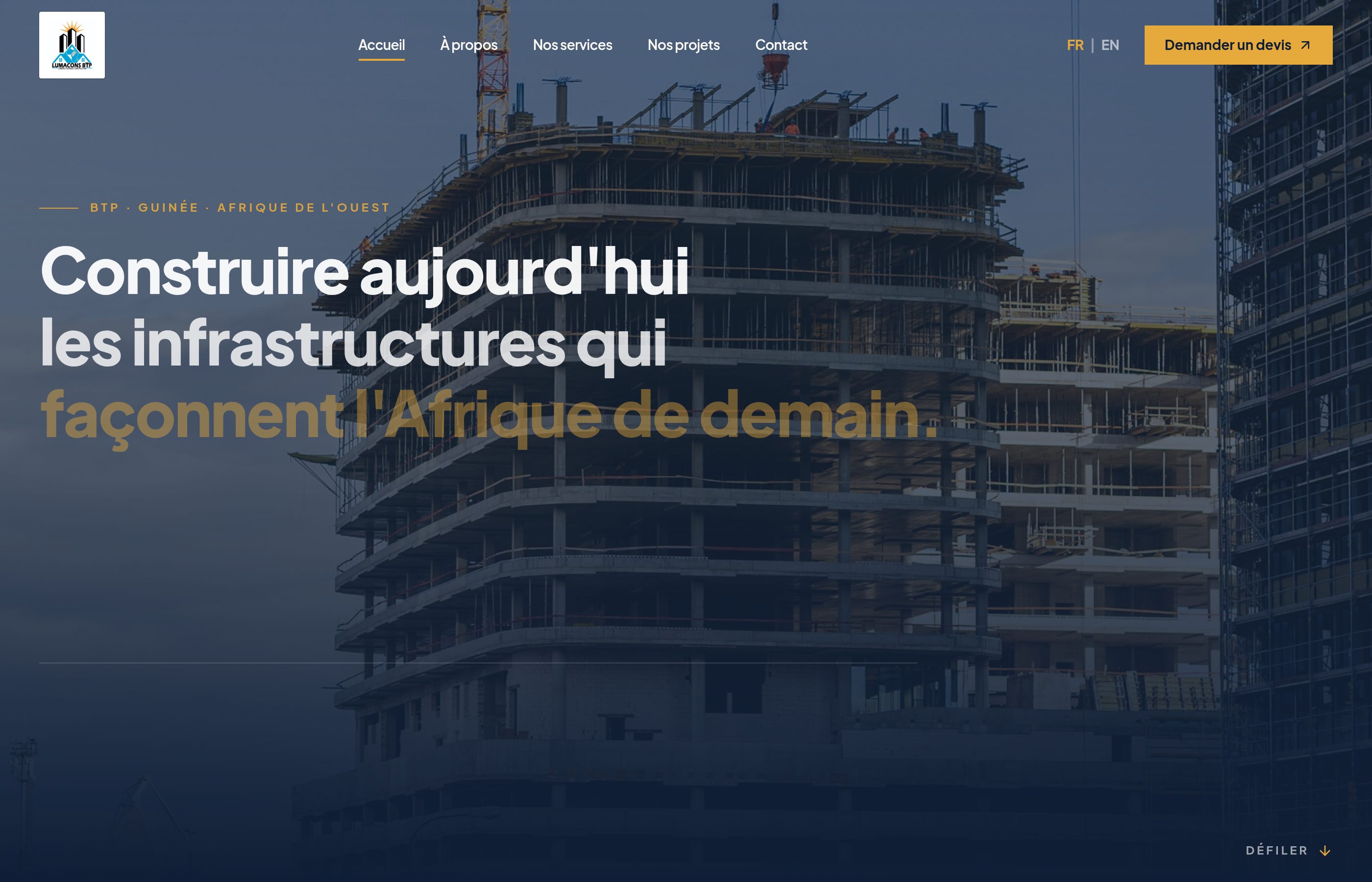 Lumacons BTP — Construction & Infrastructures