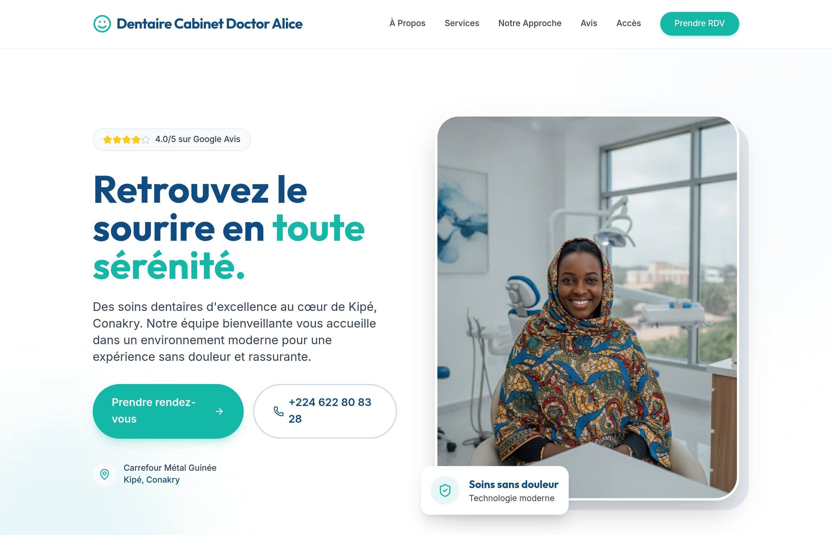 Cabinet Dentaire Doctor Alice — Kipé, Conakry